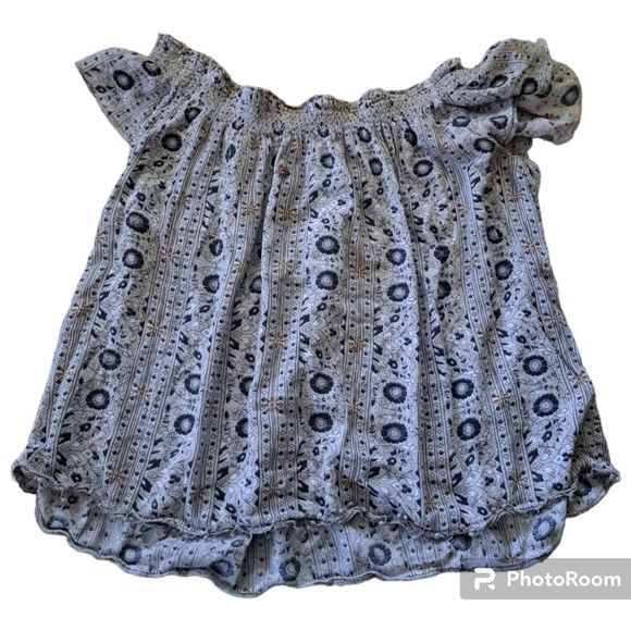 American Eagle Boho Off The Shoulder Top - Picture 2 of 6